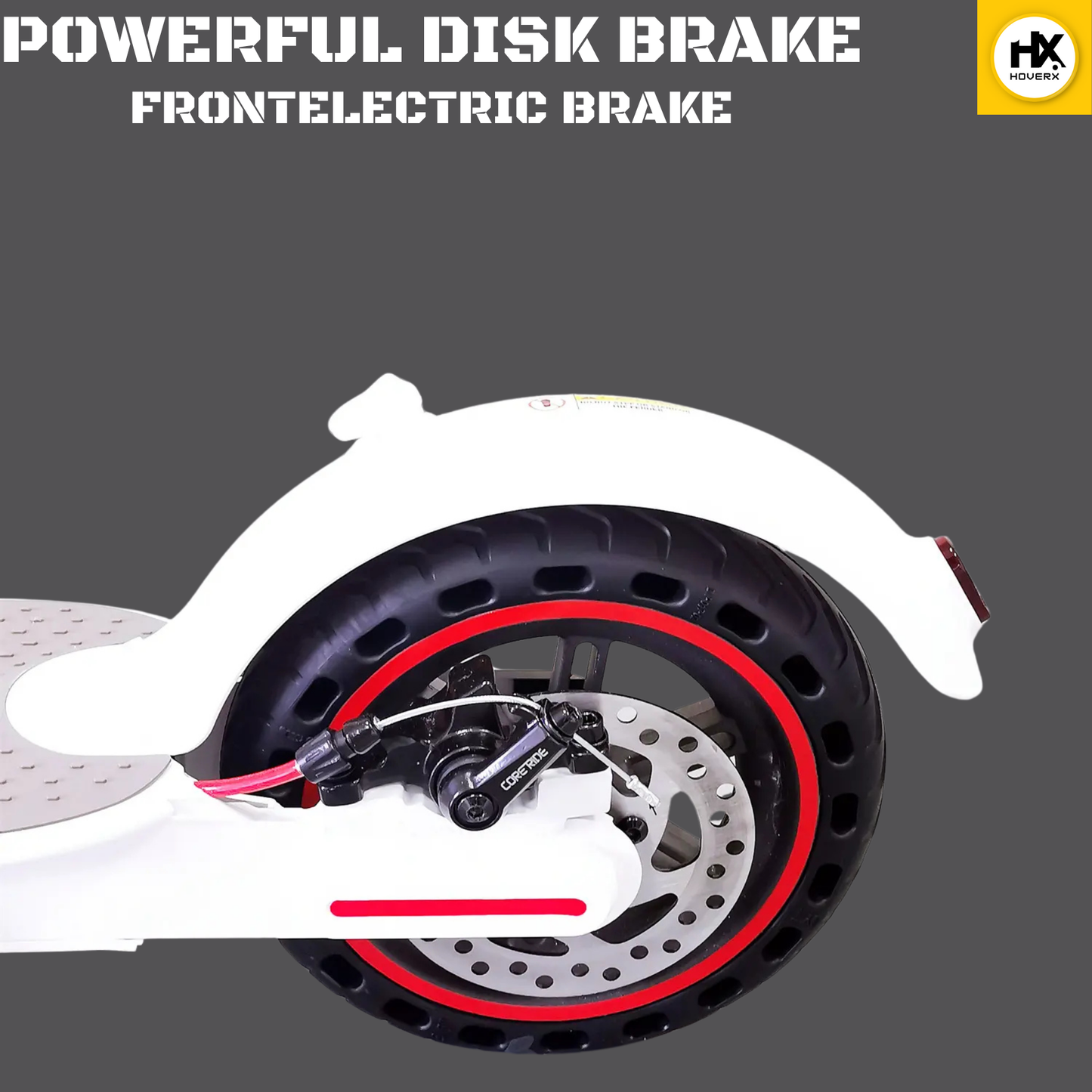 HX F1 Foldable E Scooter (White)
