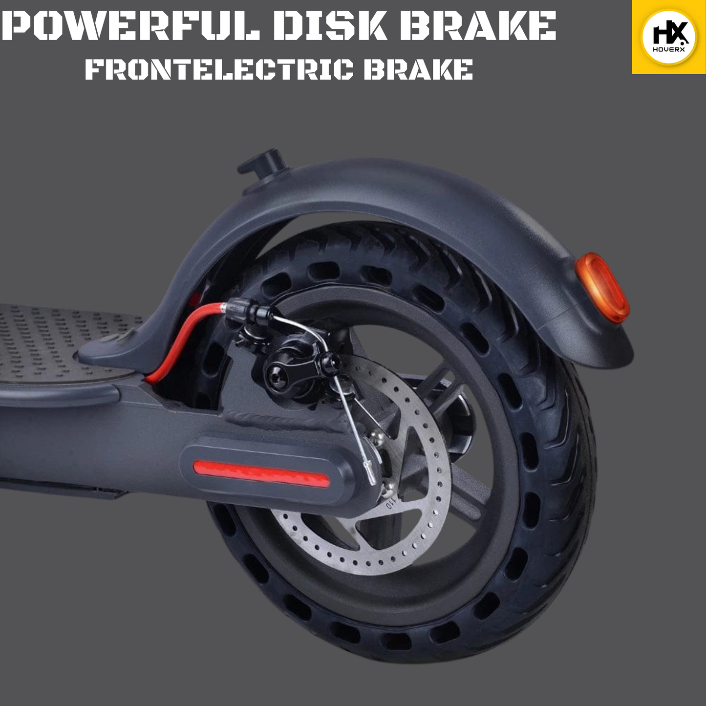 HX F1 Foldable E Scooter (Black)