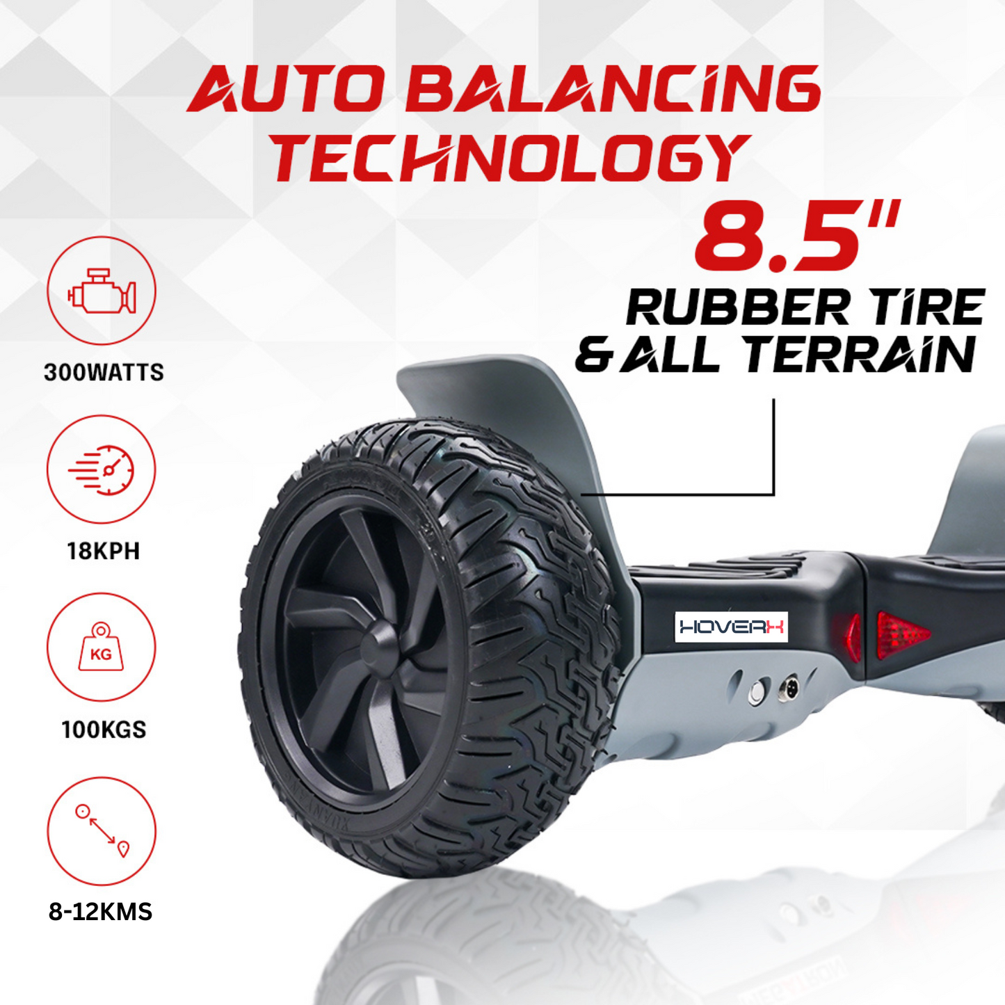X9 Hulk Black Hoverboard