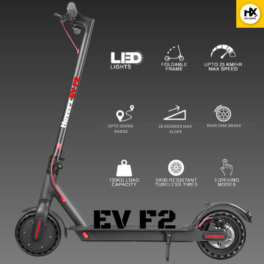 HX F2 Foldable E Scooter (Black)