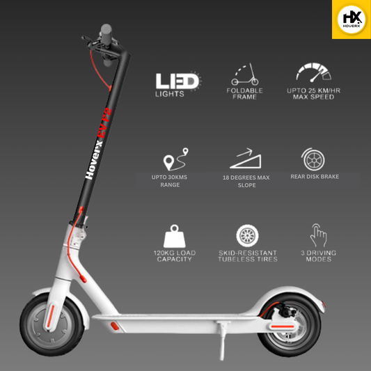 HX F2 Foldable E Scooter (White)