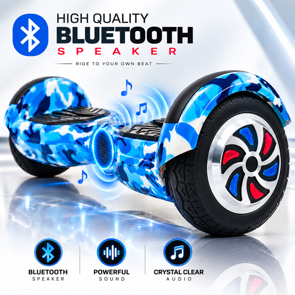 H2 Hoverboard-Blue Military