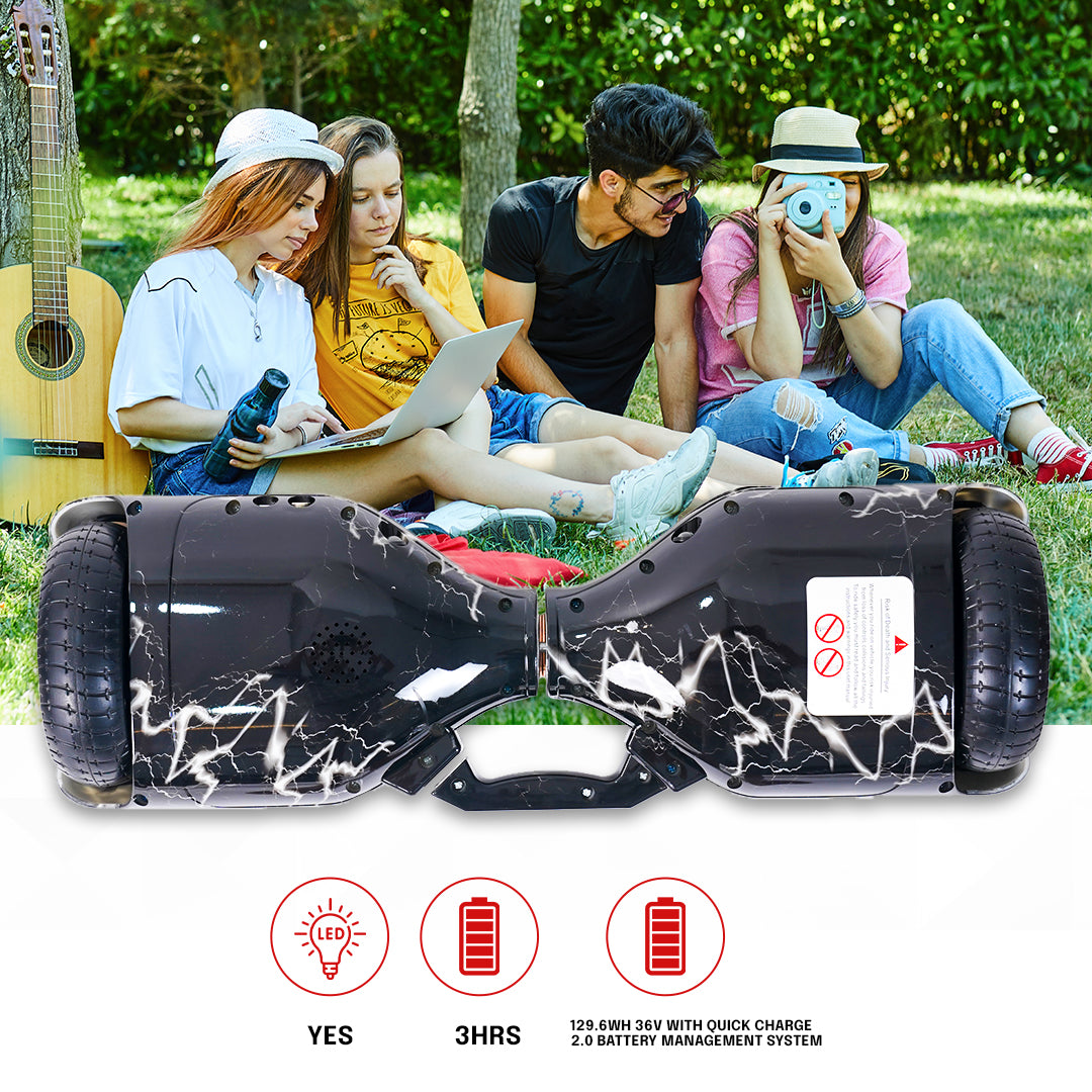 Hoverx X6 bolt hoverboard with bluetooth