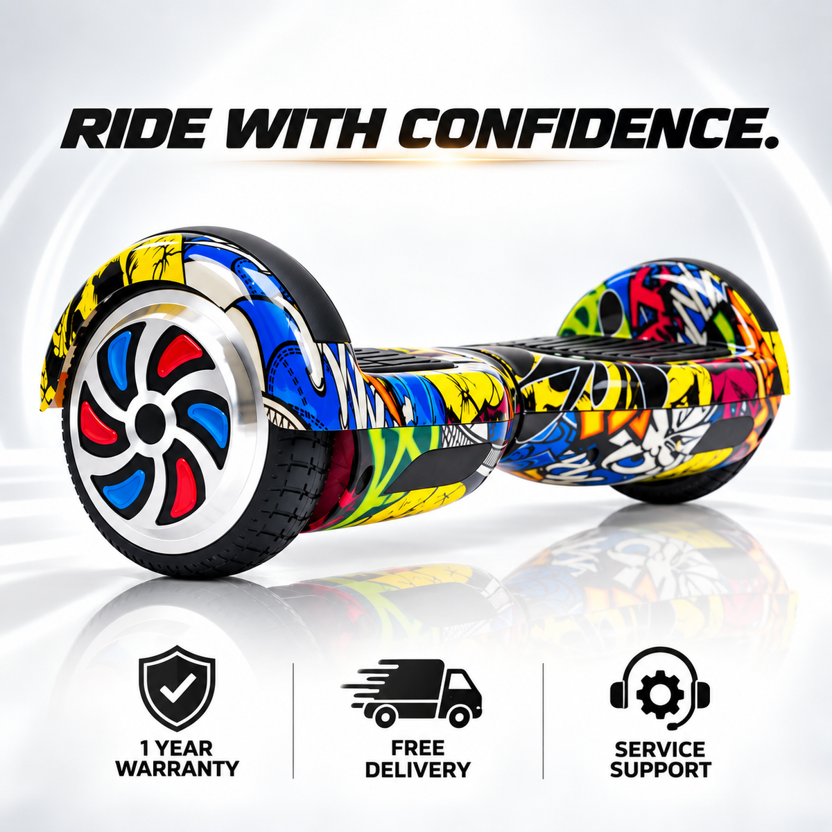H2 Skulcandy hoverboard