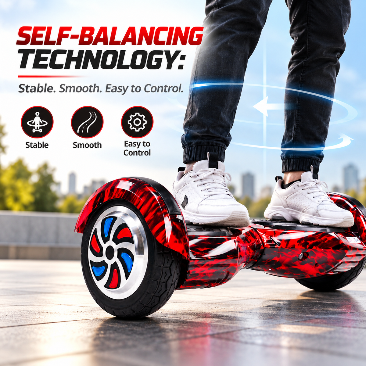 H2 Hoverboard-Redfire