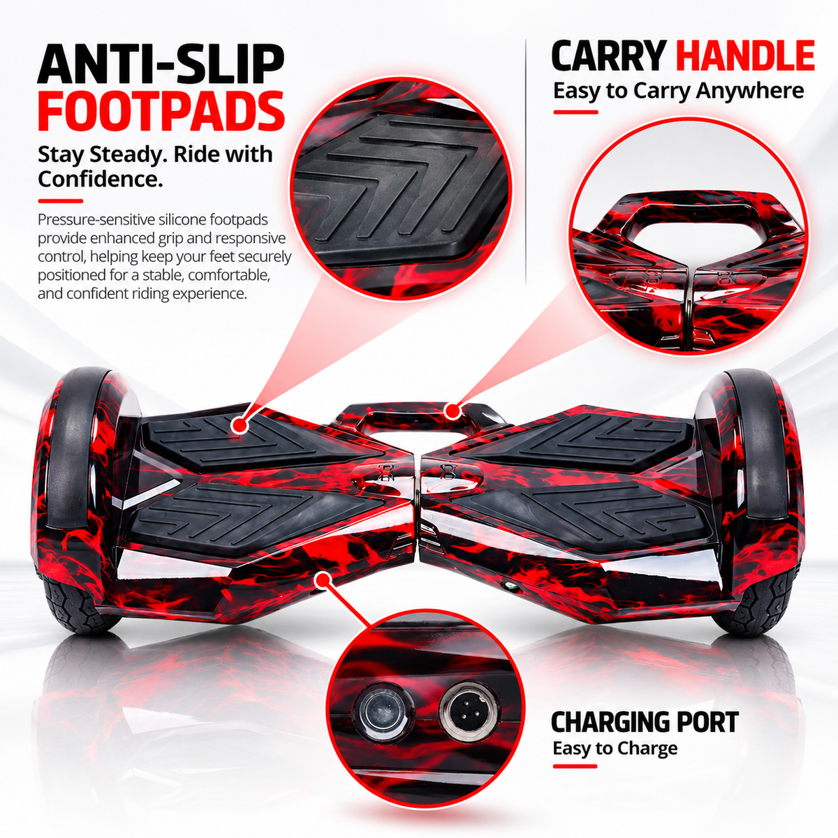 H2 Hoverboard-Redfire