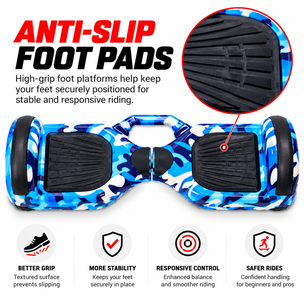 H1 Hoveboard-Blue Military