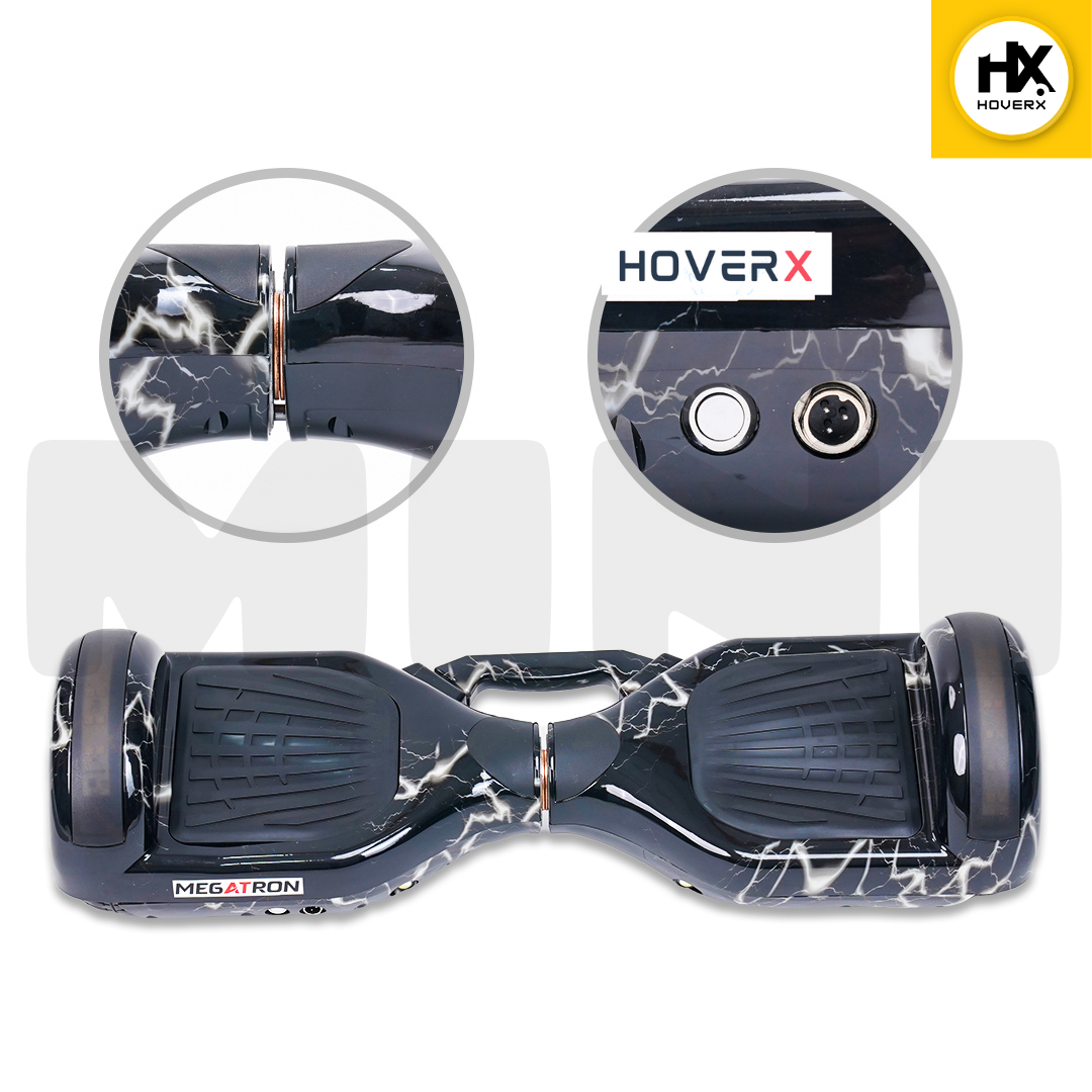 X6 Black Marble Hoverboard