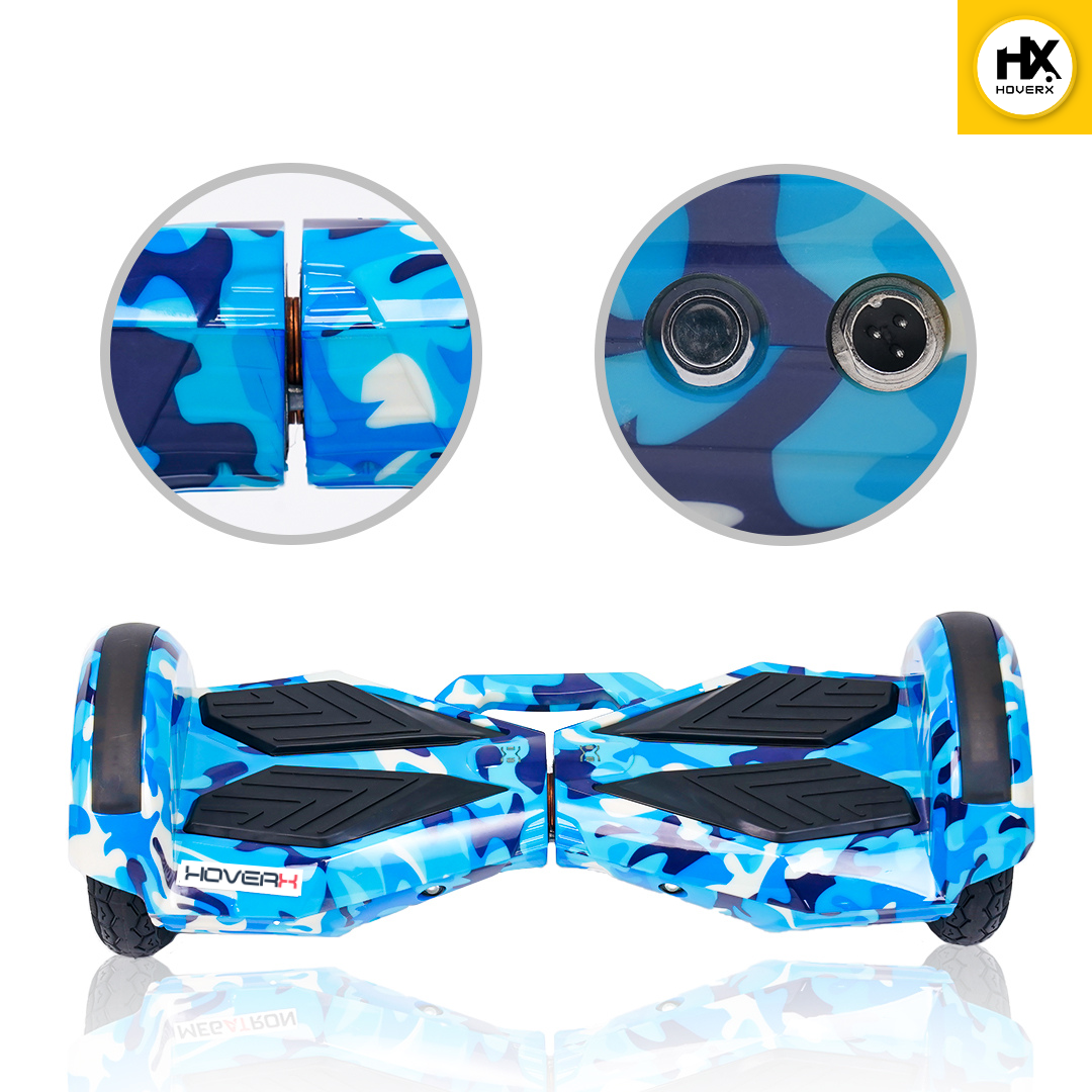 Hoverx X8 blue military Hoverboard for kids