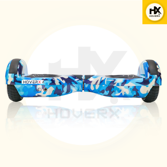 hoverx x6 blue military hoverboard
