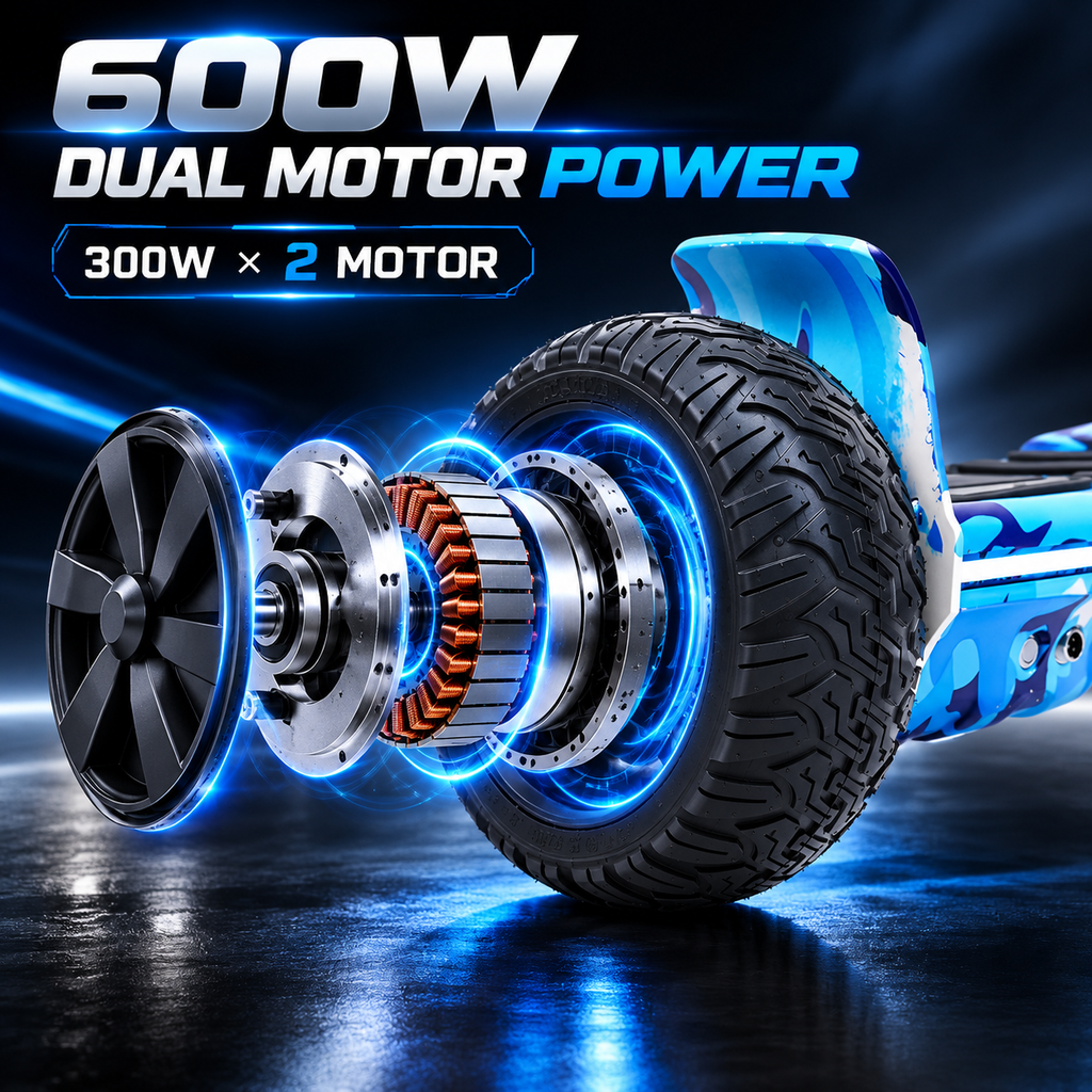 H3 All Terrain Hoverboard (Blue Military)