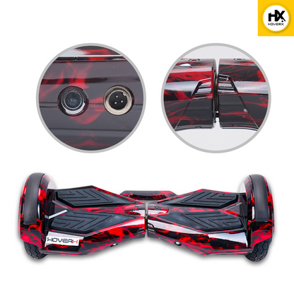 X8 red fire Hoverboard