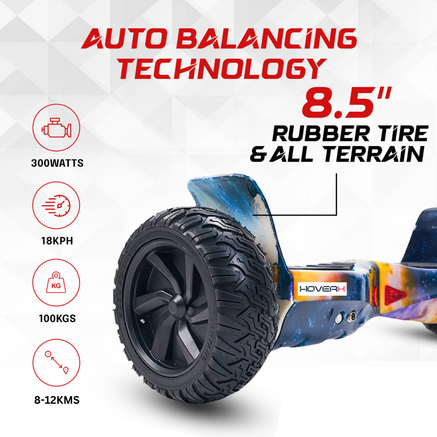 X9 Hulk Galaxy Hoverboard