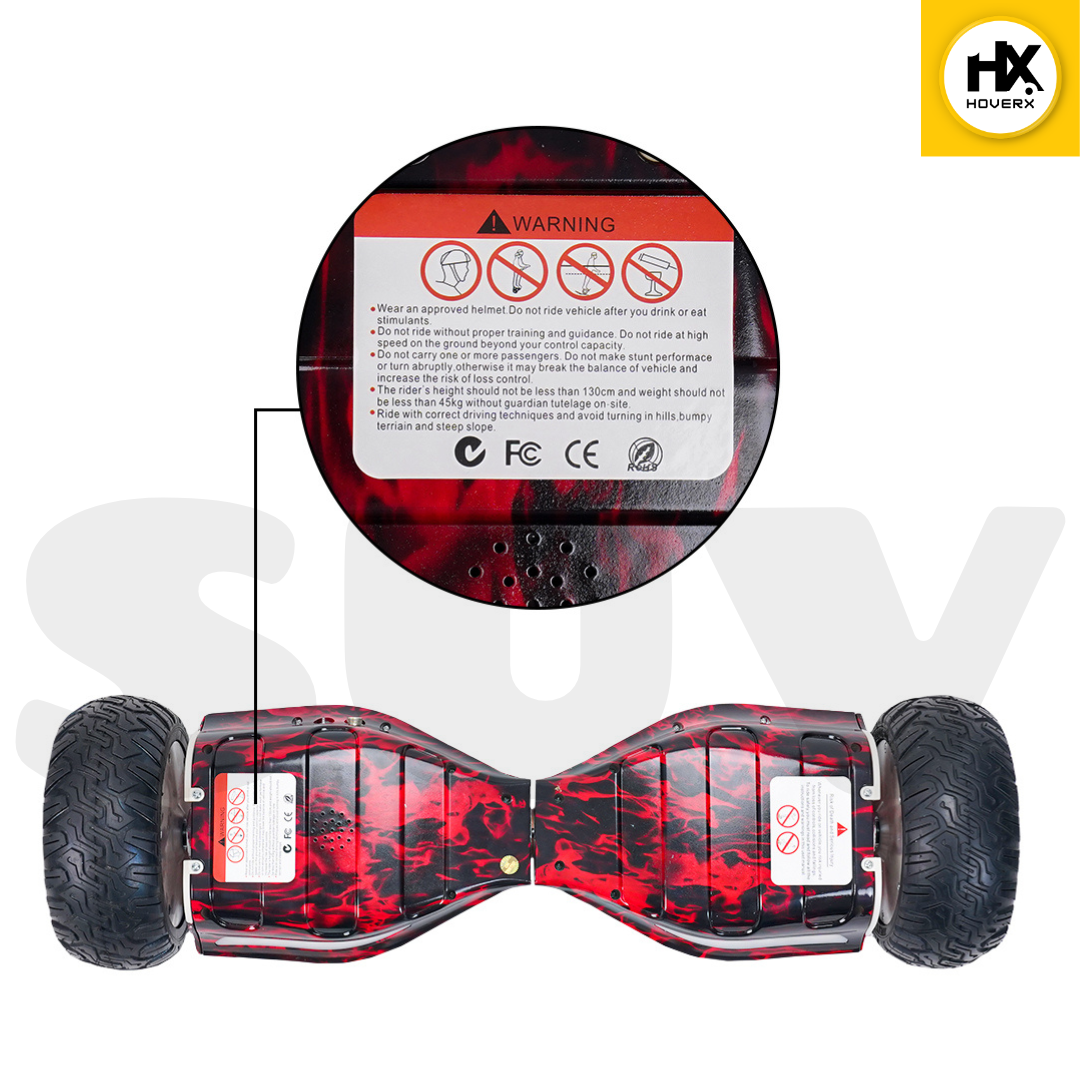 X9 Hulk Redfire Hoverboard